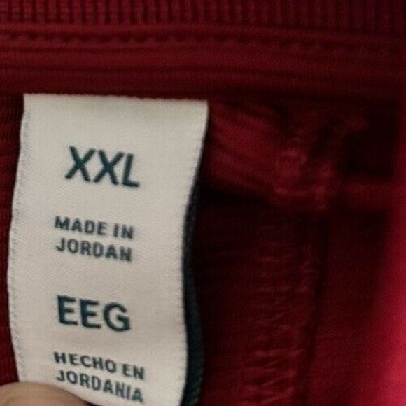 Cubavera  Men's XXL Red 100% Polyester Ribbed Knit 3 Button Short Sleeve Polo - Picture 8 of 16